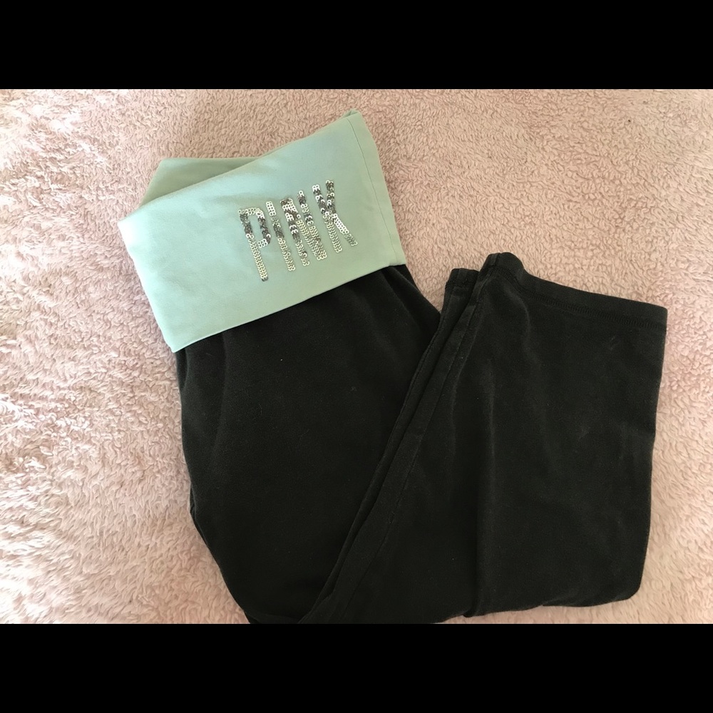 Pink yoga pants